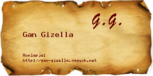 Gan Gizella névjegykártya